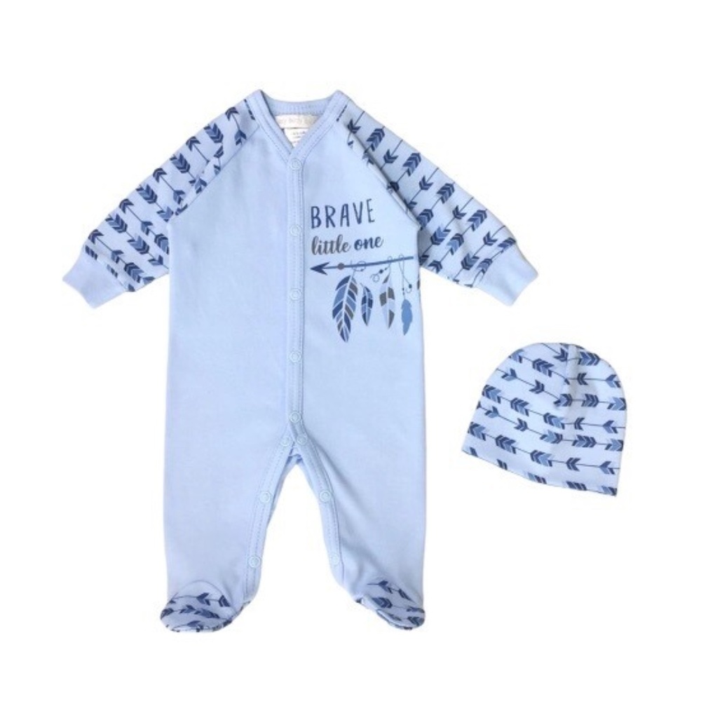 Brave Little One Footie Set